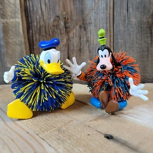 Personajes de Disney, juguetes vintage de Koosh, Donald, Goofy, 3" coloridos - Imagen 1 de 5