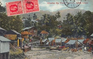 Sierra Leona - FREETOWN - Gibraltar Big Wharf - Publ. W. S. Johnston & Sons - Imagen 1 de 2