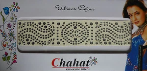 Good Quality Chahat Brand Indian Kumkum Bindi Silver Shapes & Dots (2015) - Picture 1 of 6