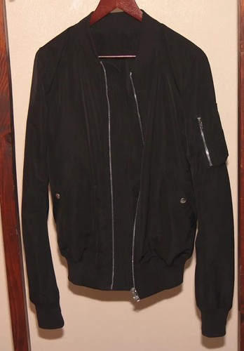 Rick Owens Archive Cyclops Bomber SS16 Nero Medium MA 1