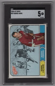 GORDIE HOWE 1968-69 TOPPS 68-69 NR. 29 SGC 5 84962 - Bild 1 von 2