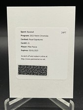 Mike Piazza Auto 2023 Panini Chronicles Royal Signature Autograph Redemption