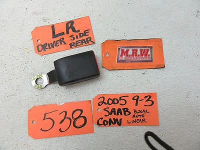 PESTILLO HEBILLA CINTURÓN ASIENTO TRASERO IZQUIERDO TRASERO 12830484 SE ADAPTA 04-11 SAAB 9-3 CONVERTIBLE Foto 1 de 4