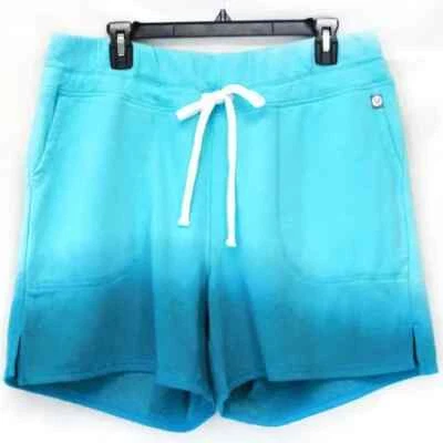 Pantalones Cortos LIVI Lane Bryant Plus Azul Tie-Dye Terry Francés Bolsillos Elásticos 14/16 Foto 1 de 4