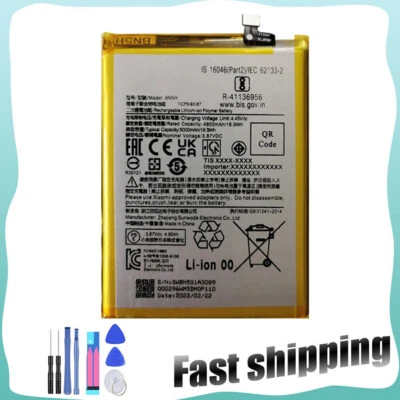 Nuevo Repuesto Batería Teléfono 6000mAh BN5H Para Xiaomi Poco M4 5/Redmi Note 11E Foto 1 de 4