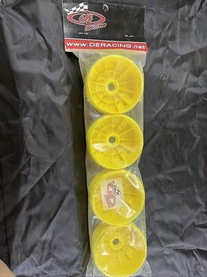 DE Racing SpeedLine PLUS Wheels 1/8 Scale Buggy Yellow DER-PSB-8Y - Image 1 of 2