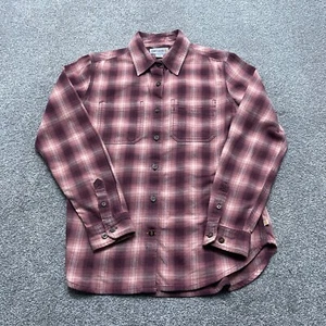 Carhartt Shirt Small Pink Plaid Rugged Flex Hamilton Flannel Long Sleeve Ladies - Picture 1 of 9
