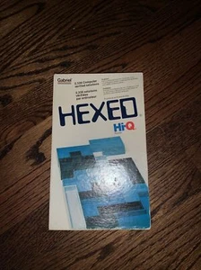 Vtg 1977 Gabriel Hexed Hi-Q Puzzle Challenge Brain Skill Tile Board Game & Box - Picture 1 of 2
