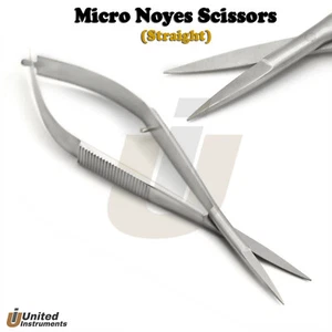 Mikrochirurgische Noyes Irisschere scharfe Klinge Kleintierchirurgie Laborschere - Bild 1 von 2