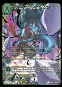Bergamo, Giant Force DB3-144 FFR Foil Dragon Ball Super Juego de Cartas Casi Nuevo - Imagen 1 de 2