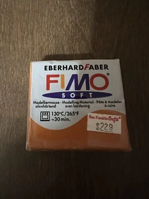 Arcilla polimérica modeladora Fimo Soft EBERHARD Faber 56 g 1,98 oz coñac 8020 EE. UU. Foto 1 de 4