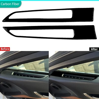 Tampa de saída de ventilação preta brilhante para piano porta frontal para Lexus GS GS350 2012-2020 - Imagem 1 de 4