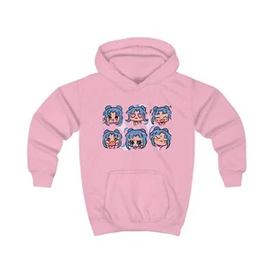 Girls Anime Kids Hoodie, Cute Gift, Children's Pullover - Picture 1 of 25