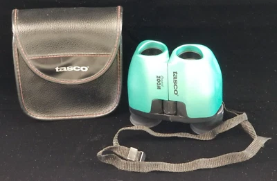 Tasco Binoculars 25mm 189ft or 1k yards 198RSZ 8X-17X (Case Included) TESTED - Image 1 of 4