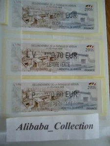 LOT VIGNETTEN LISA FRANKREICH BRIEFMARKE ** 2016 Schlacht Verdun - Bild 1 von 1