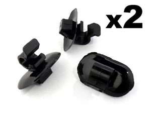2x Renault Trafic Bonnet Stay Clips- Plastic Holders for Support Strut Rod - Bild 1 von 1
