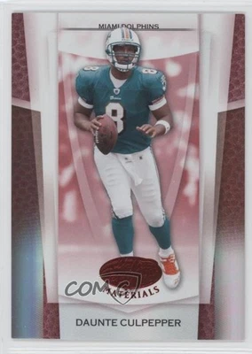 2007 Leaf Certified Materials Mirror Red /100 Daunte Culpepper #78 - Image 1 of 2