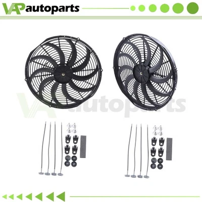 Ventilador condensador radiador 16" pulgadas universal para Ford Fusion Taurus Foto 1 de 4