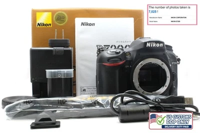 7.025 Shots [Boxed Top MINT] Nikon D7200 24.2MP DSLR Camera Body Only From JAPAN - Image 1 of 4
