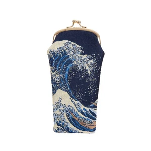 Signare Tapestry Great Wave Off Kanagawa Glasses Pouch Eyeglass Case Gift - Picture 1 of 3