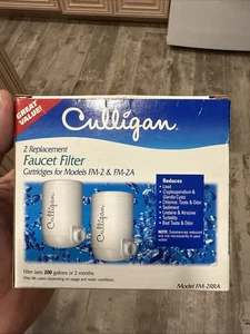 Confezione da 2 filtri per rubinetto Culligan FM-2RA - Adatto per FM-2 e FM-2A, 200 galloni, NUOVO - Foto 1 di 1