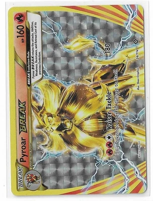 Pyroar Break 24/114 Pokemon Steam Siege XY Ultra Rare Card NM - Image 1 of 2