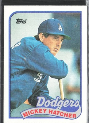 1989 Topps - Mickey Hatcher #483 - Image 1 of 2