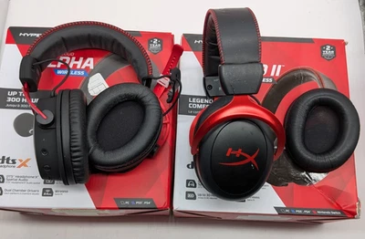 Set 2 Cuffie HyperX - Pezzi Singoli / Difetti Non Testate A - Immagine 1 di 2