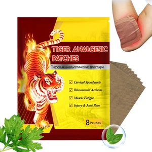 Parche de yeso bálsamo de tigre chino para espalda columna lumbar rodilla hombro cuello músculo - Imagen 1 de 12