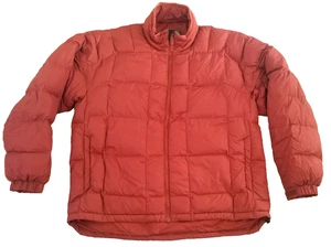 Cabela's Premier Northern 650 Goose Down Full Zip Orange Puffer Jacket Size XL - Picture 1 of 8