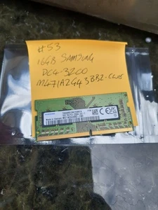 16GB DDR4 PC4-3200 SAMSUNG LAPTOP RAM M471A2G43BB2-CWE Ref 53 - Afbeelding 1 van 1