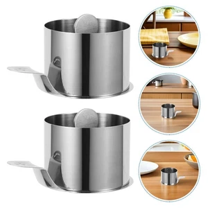  Set 2 teglie rotonde per torte per biscotti cerchio mousse senza cuciture taglio da forno stampo da dessert - Foto 1 di 12