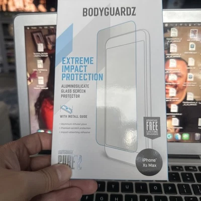 Sealed BODYGUARDZ PURE 2 GLASS SCREEN  FOR APPLE IPHONE 11 PRO MAX IPHONE XS MAX - Image 1 of 2