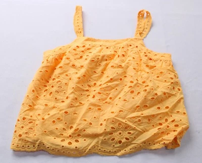 Top Zara Niña Schiffly Cuello Recto Correa EH6 Mandarín Talla 8/9 Años Nuevo Con Etiquetas Foto 1 de 3