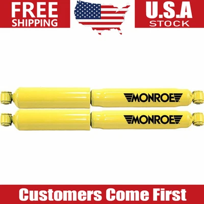 For Ford F-350 4WD 85-97 Monroe New Replacement Front Shocks Pair - Image 1 of 2