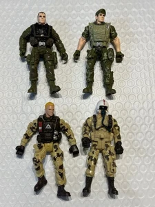 "Lote de 4 figuras de acción Soldier Force de Chap Mei de colección 4"" sueltas - SOLO FIGURAS" - Imagen 1 de 11