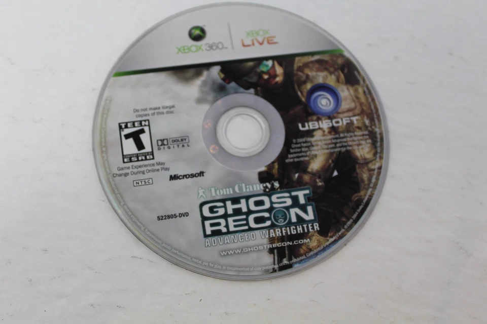 Tom Clancy's Ghost Recon: Advanced Warfighter (Microsoft Xbox 360, 2006) - Image 1 of 1