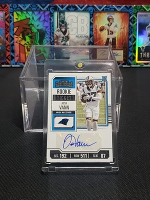 2023 Panini Contenders - Rookie Ticket #167 Josh Vann (AU, RC) - Image 1 of 3