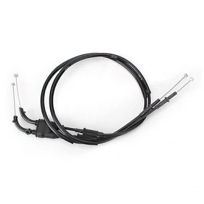 2x Gaszug Motorrad-Gaszug Gaszugkabel für KAWASAKI Ninja ZX-6R 2009-2016 Schwarz - Image 1 of 3