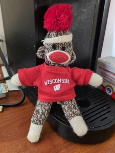 Wisconsin Badgers Calcetín Mono Peluche Pennington 2021 11" Juguete de Peluche - Imagen 1 de 7