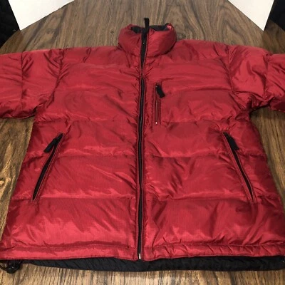 ВИНТАЖНЫЙ разрыв куртка мужская S пуховик двусторонний рипстоп вниз заполненный нейлона 90-х Y2K - Изображение 1 из 4