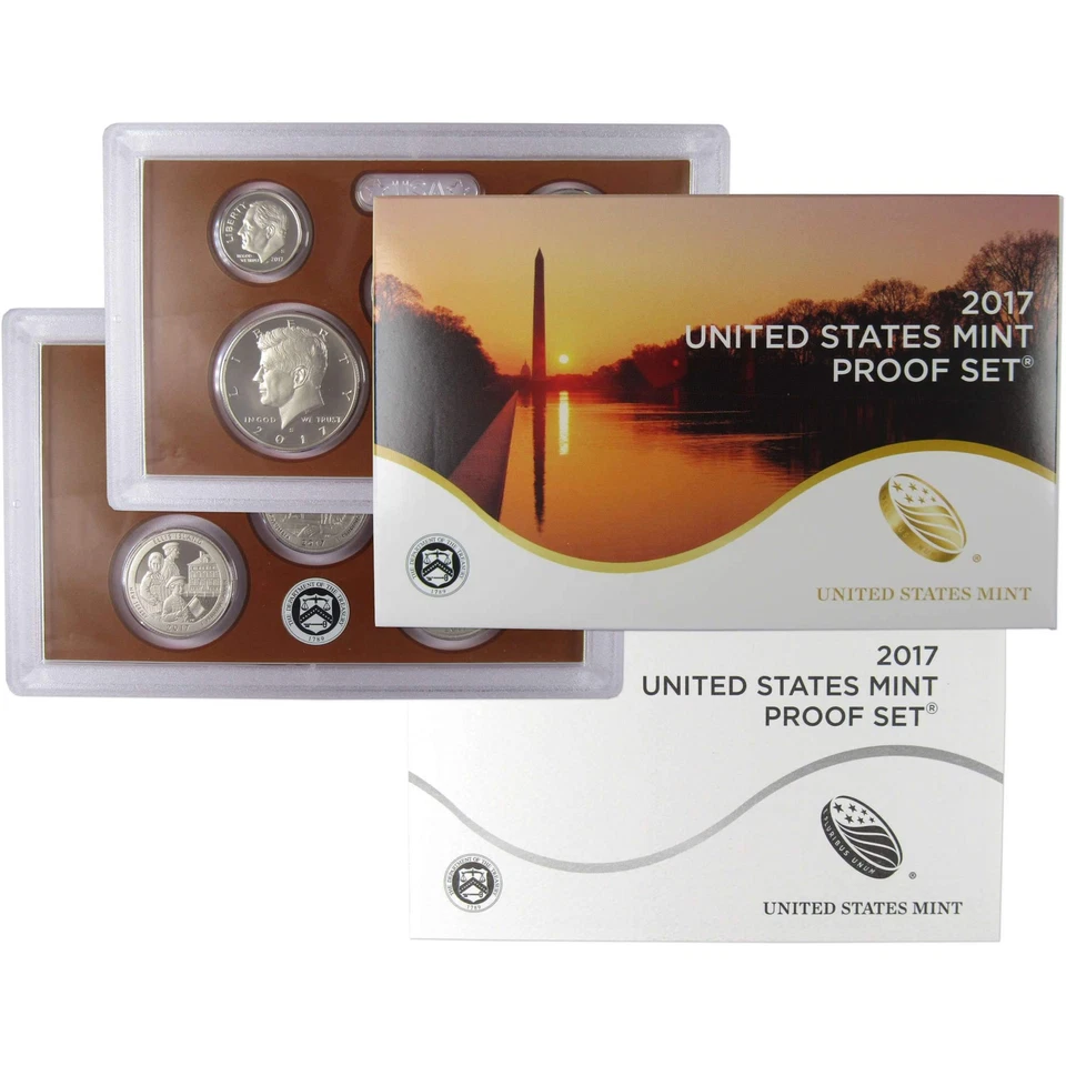 2017 Clad Proof Set U.S. Mint Original Government Packaging OGP COA - Image 1 of 4