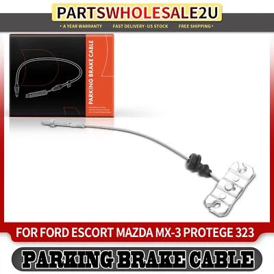 Front Parking Brake Cable for Ford Escort 1991-2003 Probe 1989-1992 Mazda MX-3 - Image 1 of 4