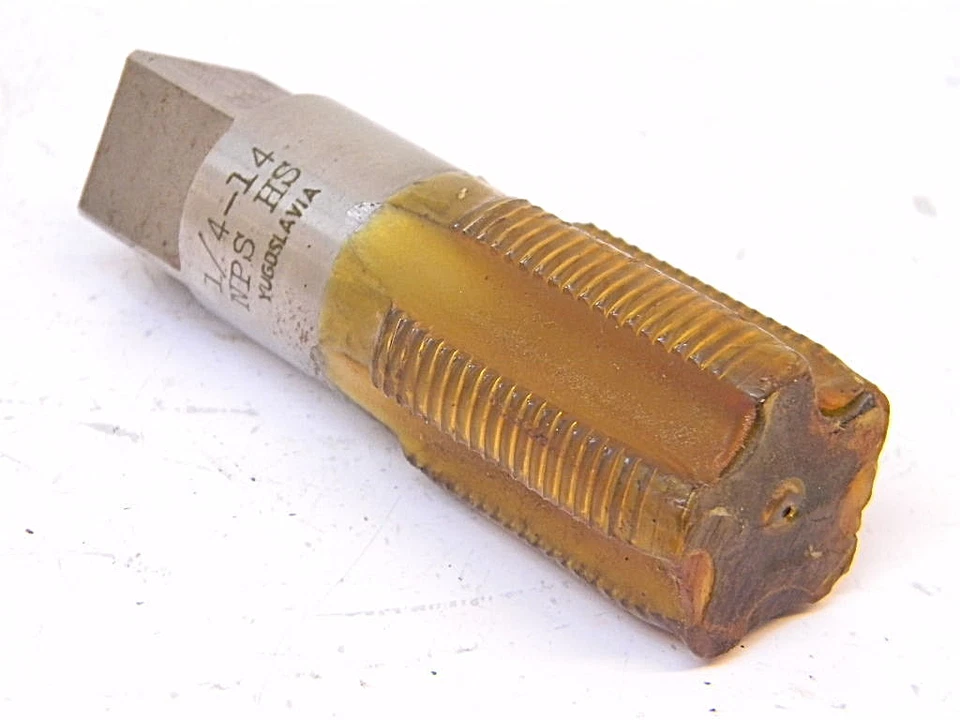 NEW SURPLUS YUGOSLAVIA HSS PIPE TAP 1/4-14 NPS high speed steel - Image 1 of 1