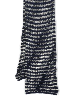 NUEVO CON ETIQUETAS MISSONI HOMBRE Sciarpa grueso tejido BUFANDA AZUL Y BLANCO 100% LANA $675 Foto 1 de 4