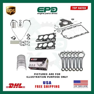 FOR LAND ROVER 306DT TDV6 3.0L DIESEL ENGINE KING CON ROD BEARING & REBUILD KIT - Picture 1 of 1