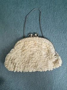 One of a kind antique ruffle purse 1920's - Picture 1 of 5