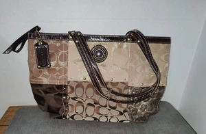 Coach Bag Legacy Signature Patchwork Tote Authentic G1273-f20075 - Picture 1 of 16