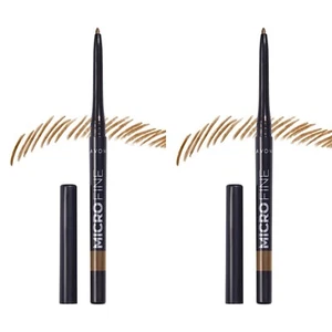 Avon Micro Fine Twist Up Brow Definer Pencil 0.13g | LIGHT BROWN | Set of 2 - Picture 1 of 15