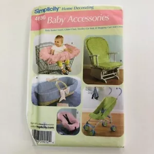 Patrón de costura Simplicity 4636 Accesorios para bebé Cochecito Asiento Silla Cubierta - Imagen 1 de 2